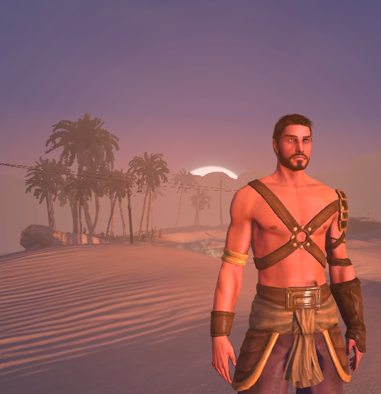 Moonset In Egypt